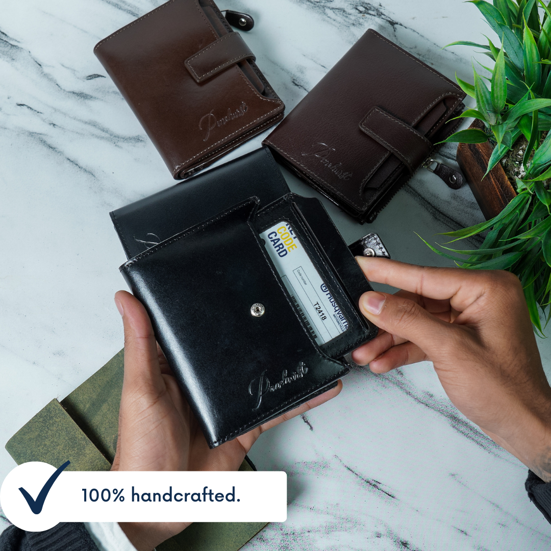 Pinehurst™️ Trifold Zipper RFID Wallet