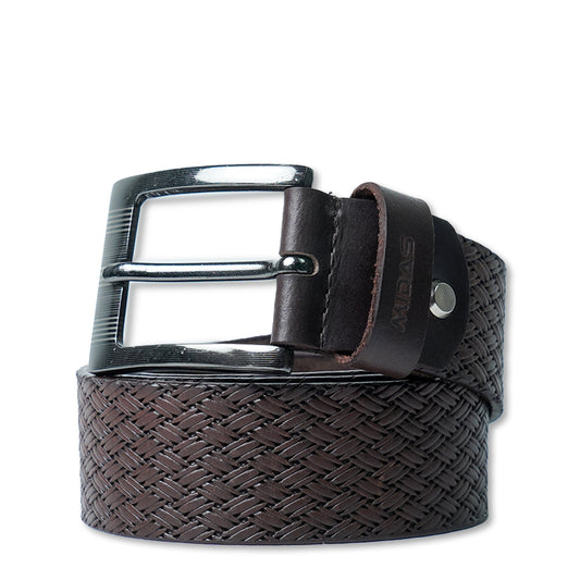 Pattern Leather Belt For Men
