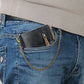 Pinhurst™️ Genuine leather zipper wallet with chain