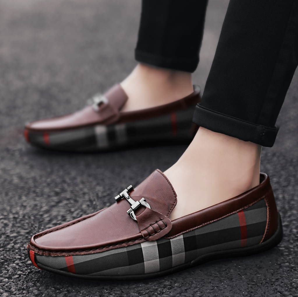 Checkmate - Designer Vegan Leather Loafers