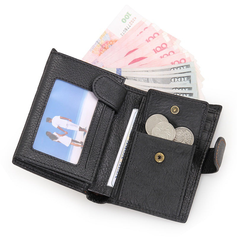 RFID Anti-Theft Card Holder Trifold Men Wallet