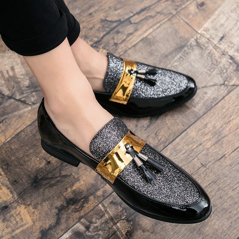 Premium Patent Leather Slip-on Formal Shoes